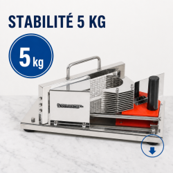 Coupe-Tomates Professionnel Inox — Trancheur Manuel