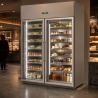 Positive Refrigerated Cabinet 1400 L 2 Glass Doors GN 2/1