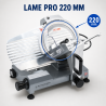 Profi-Schinkenschneider 220 mm 120 W mit Schrägschnitt