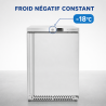Armoire Réfrigérée Négative Inox 170 L -18°C Sous Plan