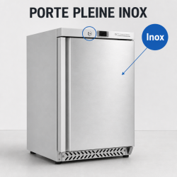 Negativer Kühlschrank aus Edelstahl 170 L -18°C Unterbau