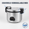 Cuiseur à Riz Professionnel 12 L 2850 W Inox — CHR