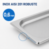 Gastro GN 1/3 Stainless Steel Pan 20 mm - Dishwasher Compatible