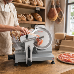 Profi-Schinkenschneider 250 mm 150 W mit Schrägschnitt