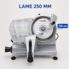 Profi-Schinkenschneider 250 mm 150 W mit Schrägschnitt