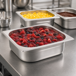 Bac Gastro GN 2/3 Inox 9 L - Profondeur 100 mm