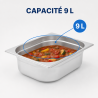 Gastro GN 2/3 Edelstahlbehälter 9 L - Tiefe 100 mm