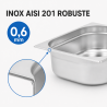 Gastro GN 2/3 Stainless Steel Container 9 L - Depth 100 mm