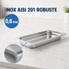 Bac Gastro GN 1/3 Stainless Steel 40 mm — 325 x 175 mm