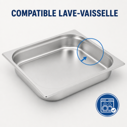 Bac Gastro GN 2/3 Inox 65 mm 5,5 L — Gastronormbehälter Pro