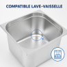 Gastro GN 2/3 Stainless Steel Container 13 L - Depth 150 mm