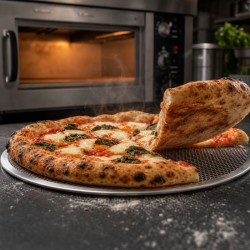 Plaque à Pizza Perforée Ø 280 mm Aluminium — Dynasteel