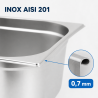 Bac Gastro GN 2/3 Inox 18 L - Tiefe 200 mm