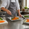 Gastro GN 1/2 Stainless Steel Tray - 40 mm - 2 L | Dynasteel