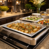 Bac Gastro GN 1/2 Inox - 40 mm - 2 L | Dynasteel