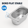 Gastro GN 1/9 Edelstahlbehälter - Tiefe 65 mm - 0,6 L