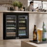 Arrière-Bar Réfrigéré 209 L 2 Portes Vitrées — Ventilé