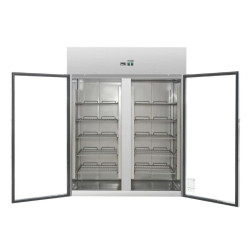 Armoire Réfrigérée Positive 1400 L 2 Portes Vitrées GN 2/1