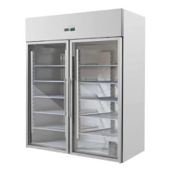 Armoire Réfrigérée Positive 1400 L 2 Portes Vitrées GN 2/1