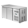 Table Réfrigérée Positive 2 Portes 228 L Ventilée Inox