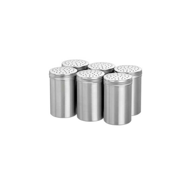 Lot de 6 Salières en Aluminium - 11 cm - Bartscher