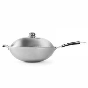 Induction Stainless Steel Wok - HENDI