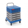 Washing Basket Trolley with Handle