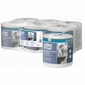 Tork Plus Wiping Paper - Pack of 6: Resistant and versatile