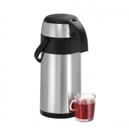 Pot thermos 3L avec pompe pour la restauration