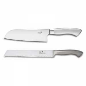 Set aus Santoku- und Brotmessern von Deglon.