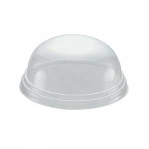 Dome lid without hole in RPET - Ø 81 - Pack of 100