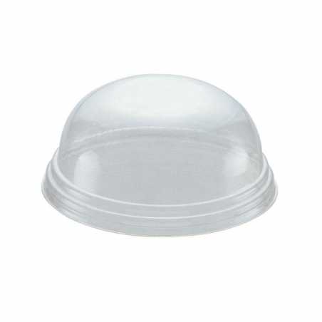 Dome lid without hole in RPET - Ø 81 - Pack of 100