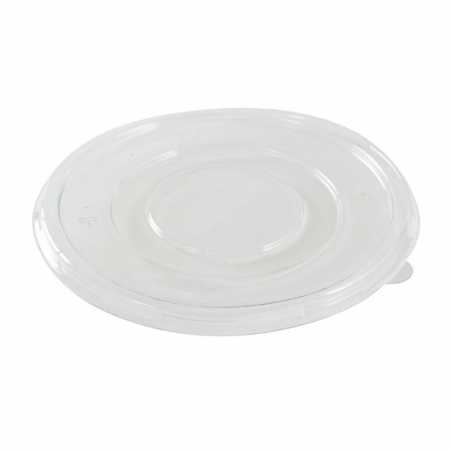 PET lid for Round Bagasse Bowl 800 ml - Pack of 50