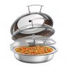 Chafing Dish Flexibel Rund mit abnehmbarem Deckel - 6,2 L - Bartscher