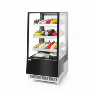 Refrigerated display case with 3 inclined shelves - 300 L