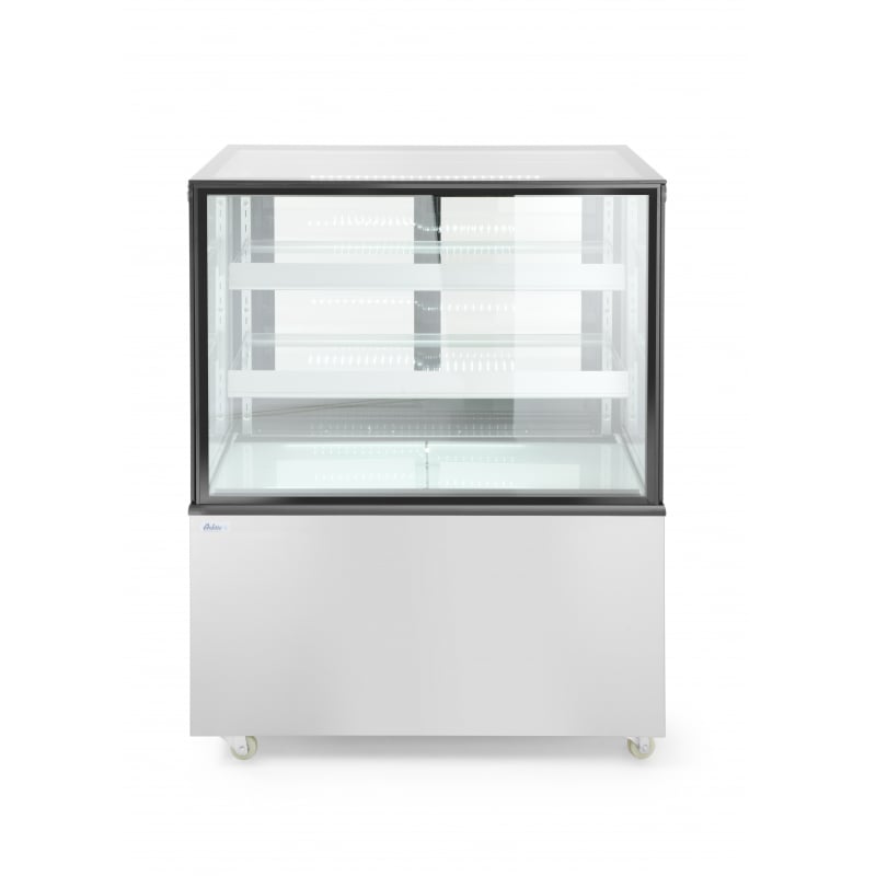 Refrigerated display case with 2 shelves - 510 L