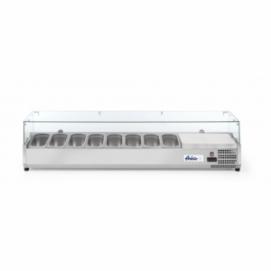 Refrigerated display case - 9 x GN 1/4