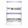 Aluminum shelf - GN 1/1