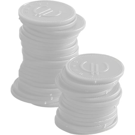 White Chips - Set of 100