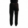 Mixed Easyfit Black Teflon Treated Kitchen Pants - Size XL - Whites Chefs Clothing - Fourniresto