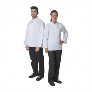 Veste De Cuisine Mixte Blanche À Manches Longues Vegas - Taille L - Whites Chefs Clothing - Fourniresto