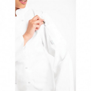 Veste De Cuisine Mixte Blanche À Manches Longues Vegas - Taille S - Whites Chefs Clothing - Fourniresto