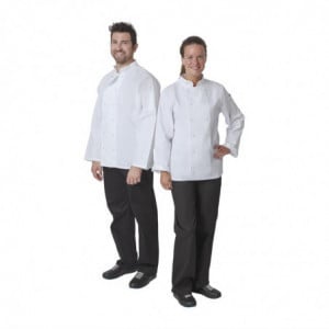 Veste De Cuisine Mixte Blanche À Manches Longues Vegas - Taille Xxl - Whites Chefs Clothing - Fourniresto