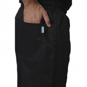 Pantalon De Cuisine Mixte Noir Vegas - Taille S - Whites Chefs Clothing - Fourniresto