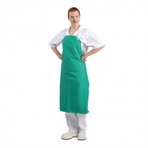 Tabier Bavette Déperlant Très Résistant Vert 1070 X 910 Mm - Whites Chefs Clothing - Fourniresto