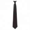 Black Polycotton Clip-On Tie - FourniResto - Fourniresto