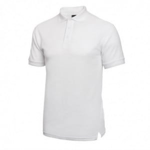 Polo Mixte Blanc - Taille S - FourniResto - Fourniresto