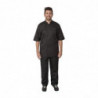 Veste De Cuisine Mixte Noire Cool Vent Montreal - Taille Xl - Chef Works - Fourniresto