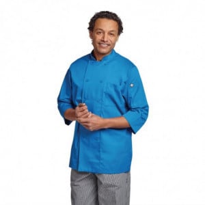 Kochjacke Unisex Blau - Größe M - Chef Works - Fourniresto