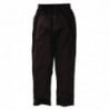 Pantalon De Cuisine Mixte Baggy Noir - Taille L - Chef Works - Fourniresto